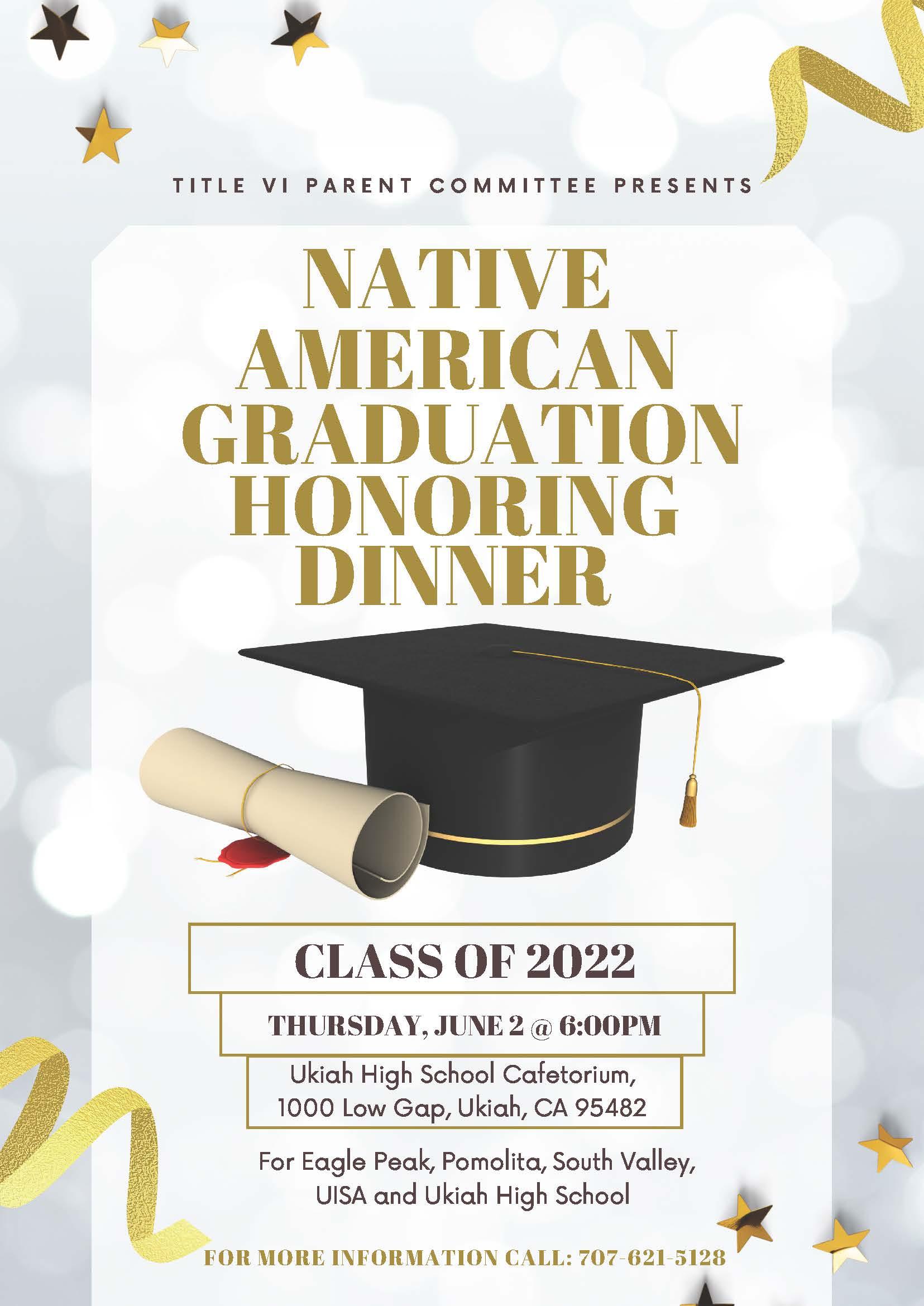 Native American Graduation Dinner
